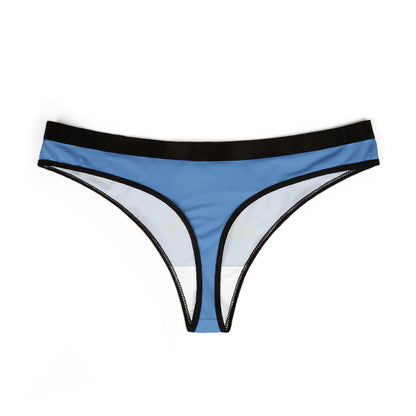 Back view of the Treat Your Girl Right thong, highlighting its chic design and comfortable fit, designed for the modern woman with a taste for sophisticated humour.