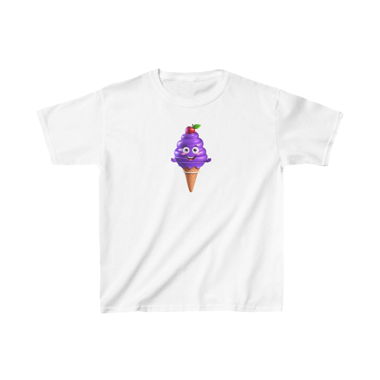 Child´s Unisex Delighted Ice Cream Graphic Cotton Tee 8 colors