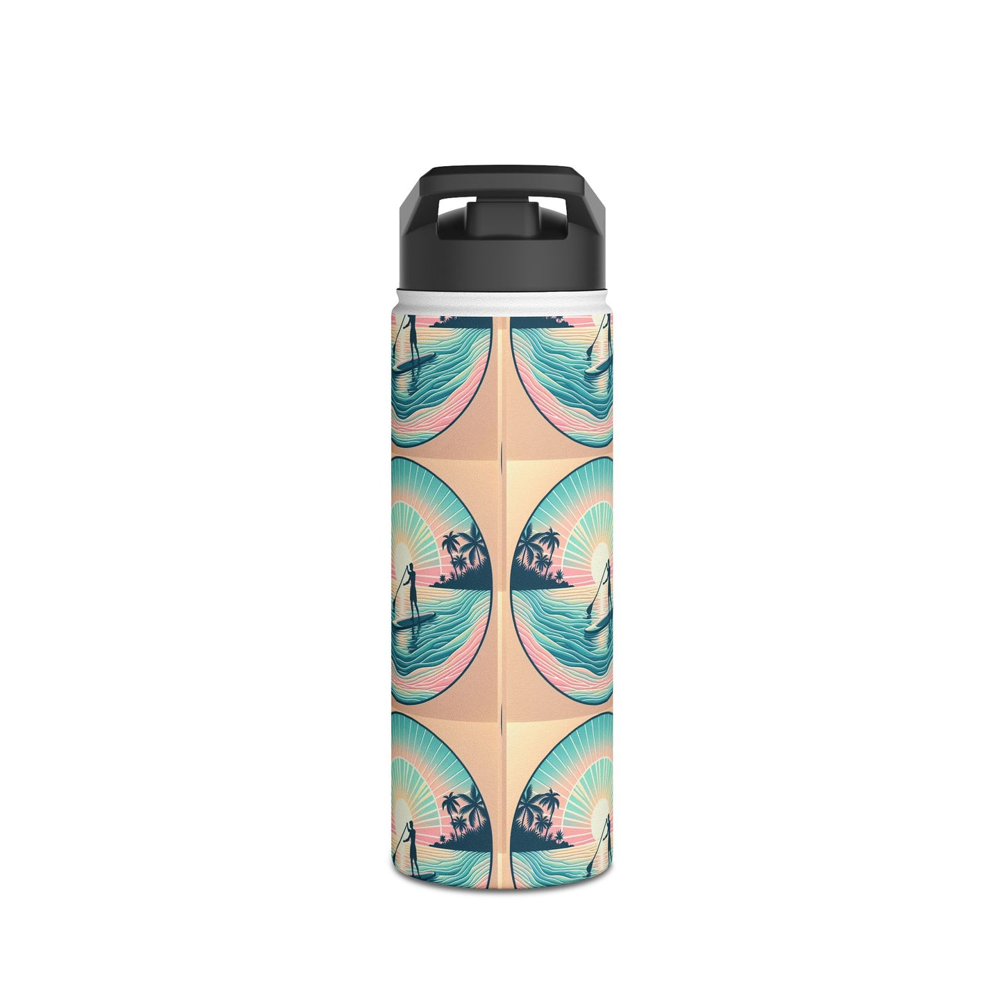 Fantasy Paddleboarding Stainless Steel Water Bottle, Standard Lid