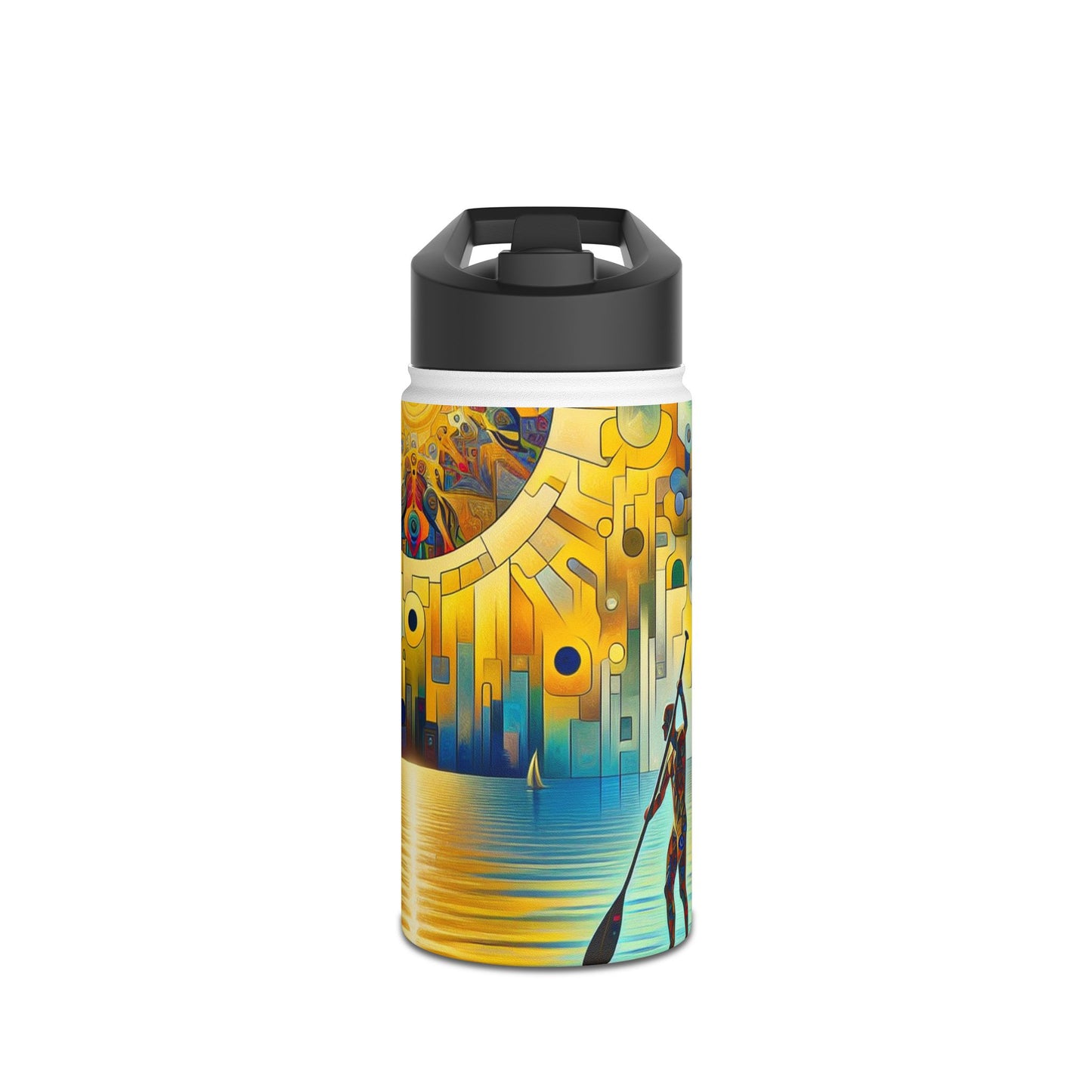 Fantasy Paddleboarding Stainless Steel Water Bottle, Standard Lid