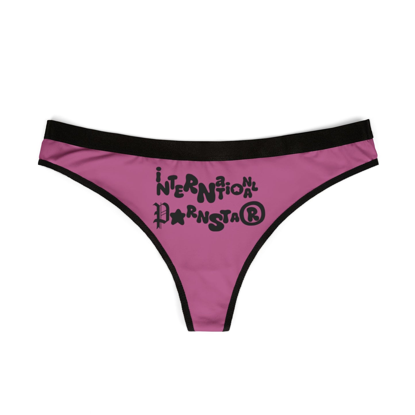 International Star Womens Thong - Funny Sexy Cheeky Designs for Effortless Charm