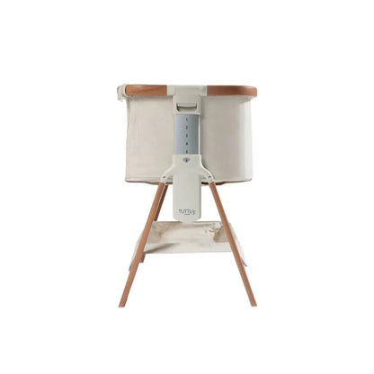 Tutti Bambini Cozee Bedside Crib - Scandinavian Walnut/Ecru