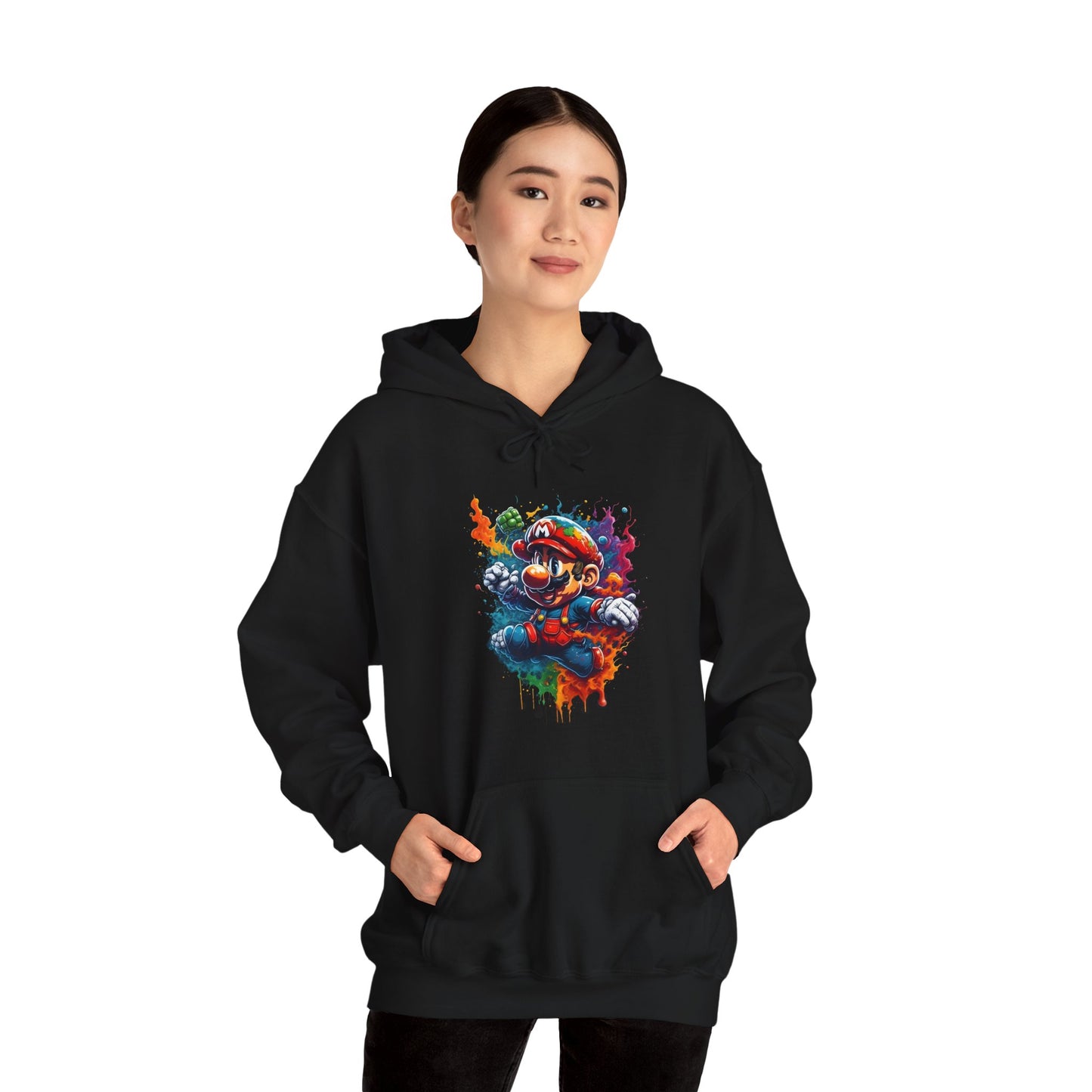 Unisex Computer Game Graphic Lightweight Hooded Sweatshirt