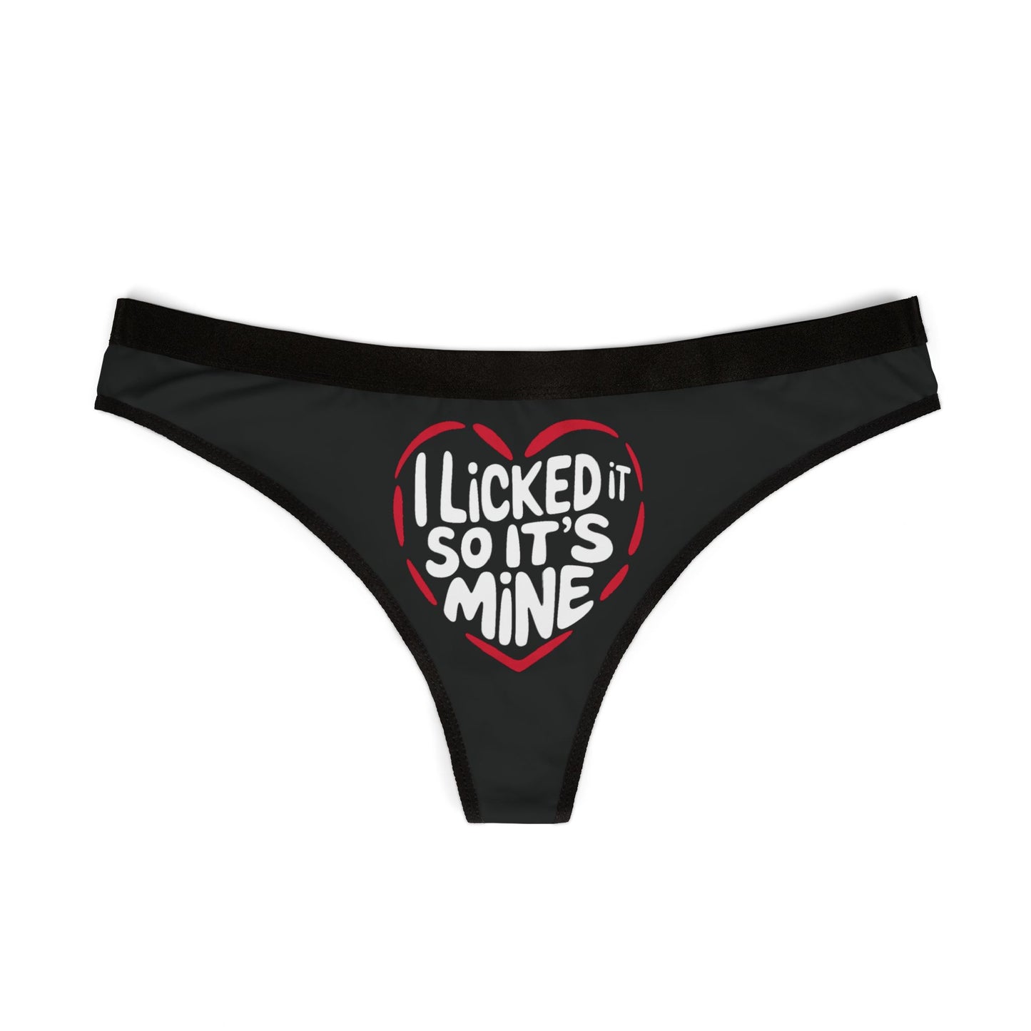 Valentines Naughty Gift Cheeky Womens Thong funny Birthday Anniversary Romantic