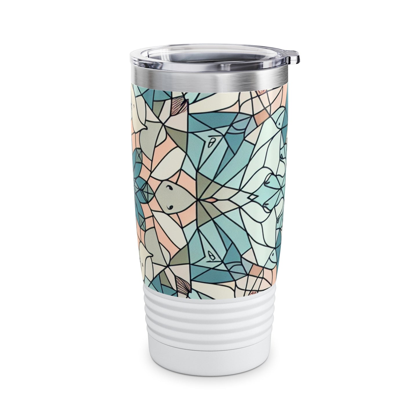 Pastel Prism Visions - 20 oz Drinks Tumbler Travel Flask