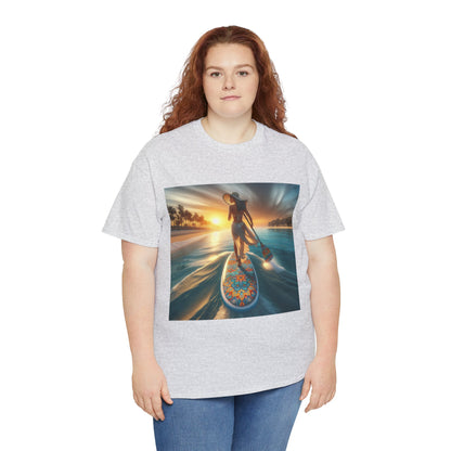 Dazzling Dreams Studio's Luxury Paddle Board T-Shirt, a stylish choice for water sports enthusiasts.