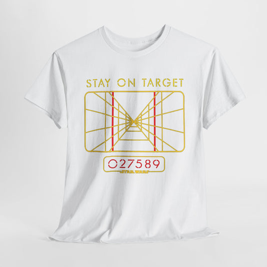 Stay On Target Star Wars Funny Graphic Unisex T Shirt TEE Mens Womens Urban