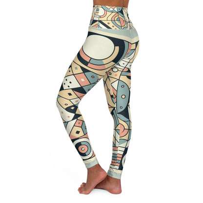 Luxury fitness leggings by Dazzling Dreams Studio, embodying the perfect mix of comfort and chic design for seamless transitions from gym to casual outings.