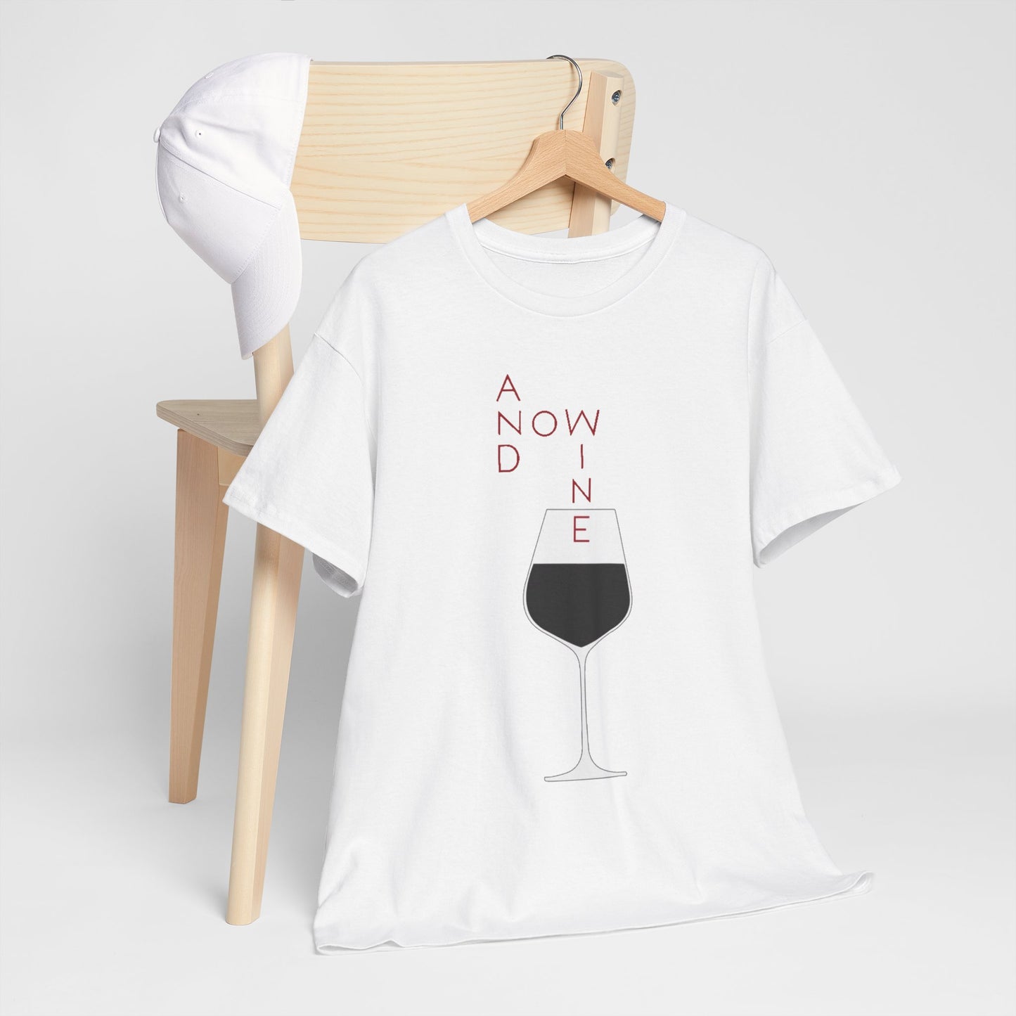 Funny Wine Lover Women's T-Shirt - And Now Wine Graphic Tee for Wine Enthusiasts