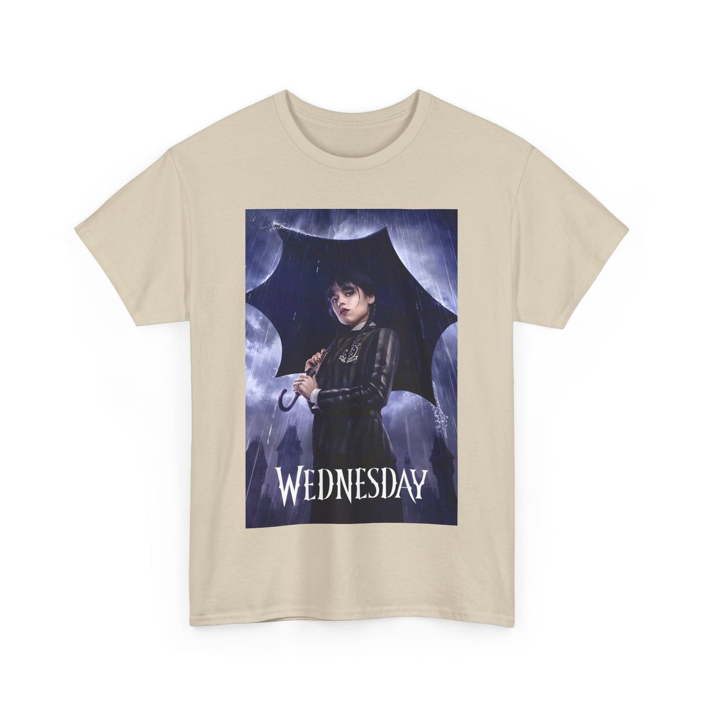 "Wednesday" Embrace the Dark Elegance Graphic  Unisex Graphic Tee Shirt