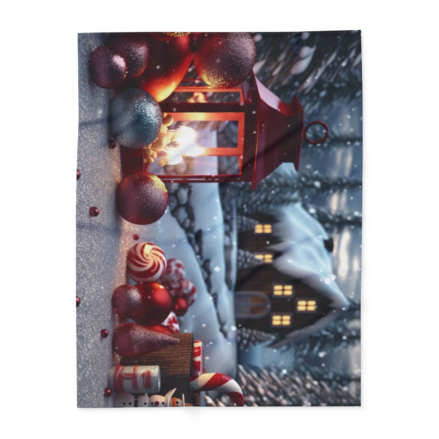 Decorative and Warm Christmas Arctic Fleece Blanket