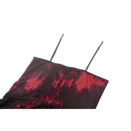 The Dark in Love Bellatrix Dress styled for a festival look, featuring its punk rebellion design and layered skirt for dynamic movement.