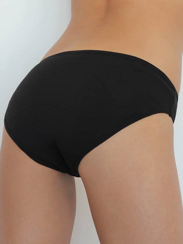 Luxury Organic Cotton Classic Briefs for Women in soft jersey style, showcasing a comfortable fit and elegant design.