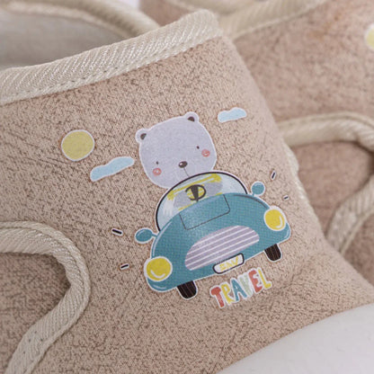 HelloBaby Boys First Step Shoes - Salmon
