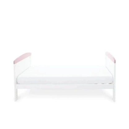 Ickle Bubba Coleby Style Cot Bed Elephant Love Pink - Without Mattress