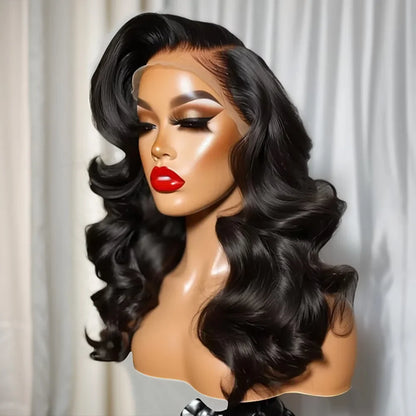 Luxury 14 16 Inch BoB Wig in Body Wave Style, crafted from premium human hair with a 13x6 HD lace frontal for a seamless natural look.