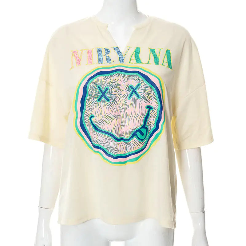 Don't Trip Nirvana Oversized Graphic Tee