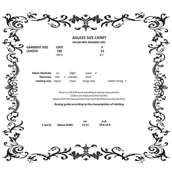 Elegant Gothic lace fingerless gloves with a stylish finger loop, designed to enhance your outfit's dark and romantic aesthetic.