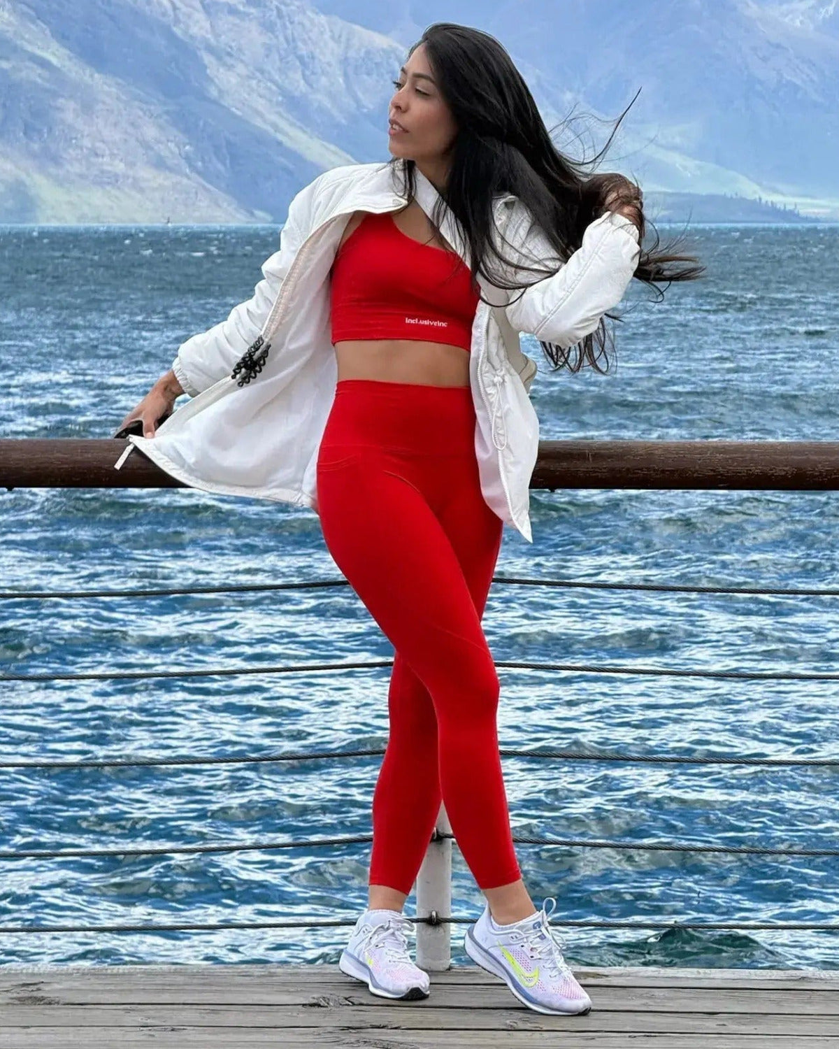 Premium Active Black Leggings with Pockets, High Waist Fit, Available in S-XL, Quick Dry Fabric