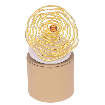 Sophisticated gold rings designed with adjustable features, offering a blend of comfort and style for upscale occasions.