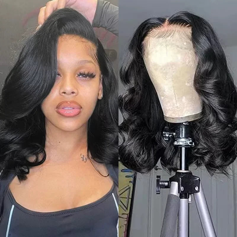 Chic hairstyle with the 250% HD Lace Frontal Wig, perfect for a glamorous look while maintaining comfort and wearability.