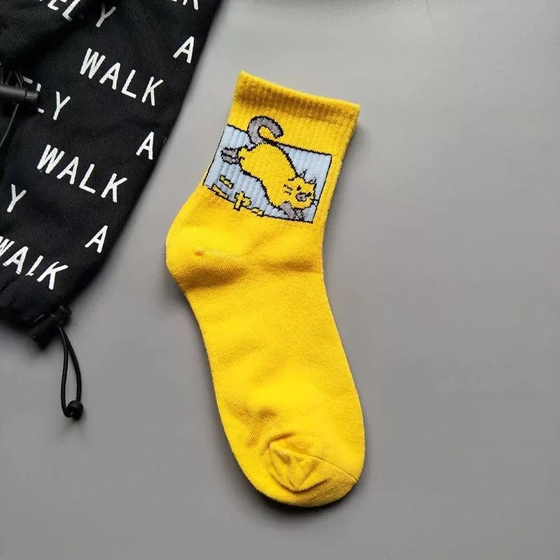 Hip Hop Long Socks for Women / Girls