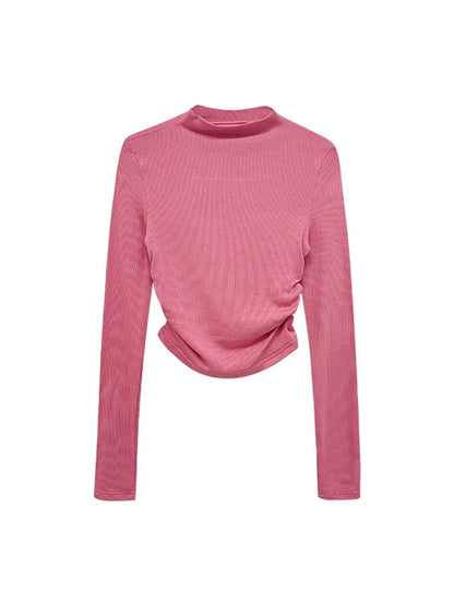 Versatile long sleeved crop top from Dazzling Dreams Studio, designed to elevate both casual and evening wear with its elegant style.