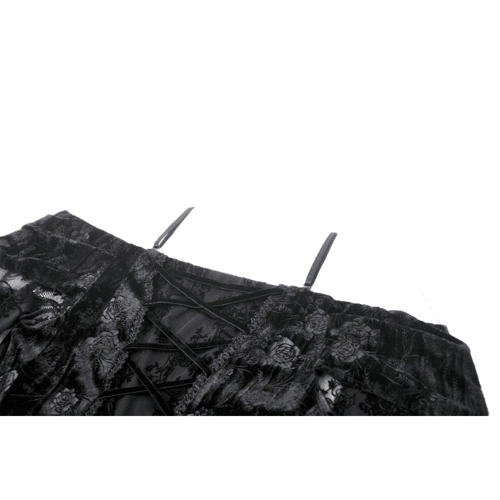 Elegant Dark In Love Alora Off Shoulder Lace Dress showcasing flared sleeves and lace detailing, perfect for sophisticated evening wear.