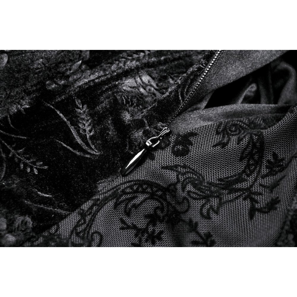 Lace-up back of the Dark In Love Alora Off Shoulder Dress highlighting its chic design and adjustable straps for a tailored fit.