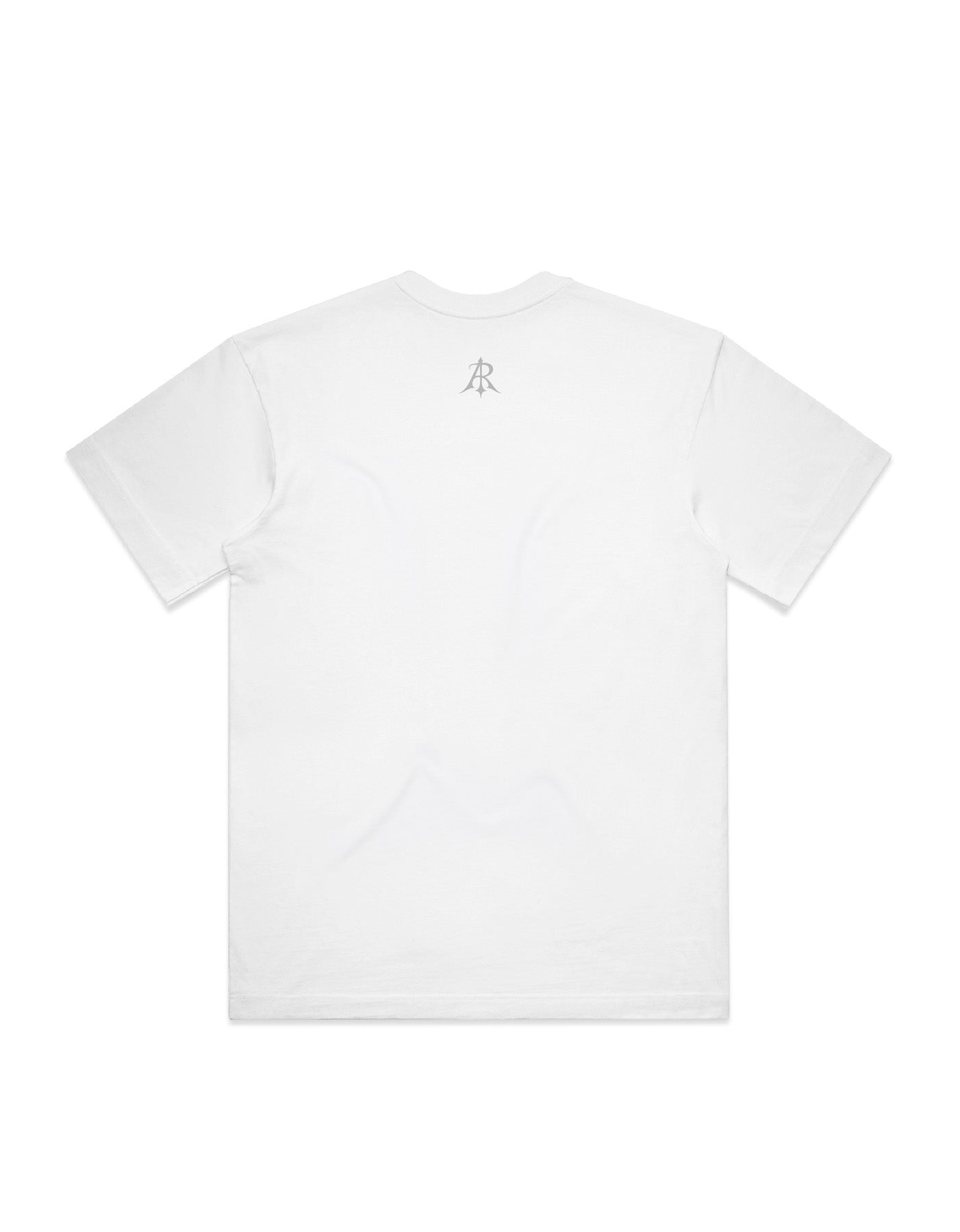 Stylish display of the oversized script box t-shirt in multiple sizes offered by Anchor and Rose Apparel, highlighting its modern design and comfortable fit.