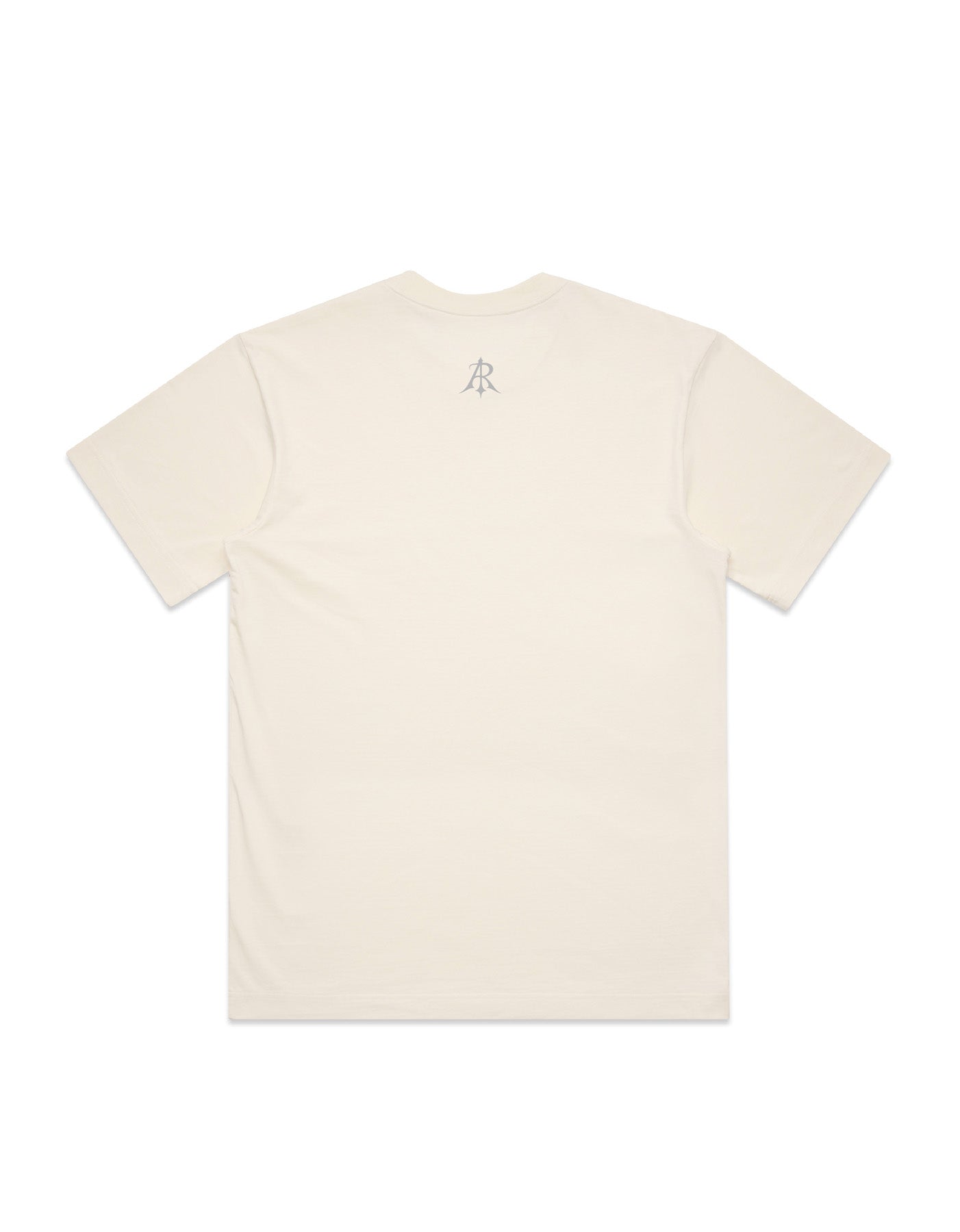 Variety of sizes available for the luxury oversized script box t-shirt by Anchor and Rose Apparel, displaying S to 3XL options.