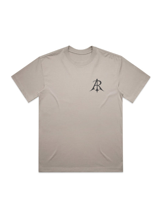 Luxurious oversized Crest Box T-Shirt by Anchor and Rose Apparel, featuring a heavyweight 100% combed cotton fabric, suitable for a stylish and comfortable fit.