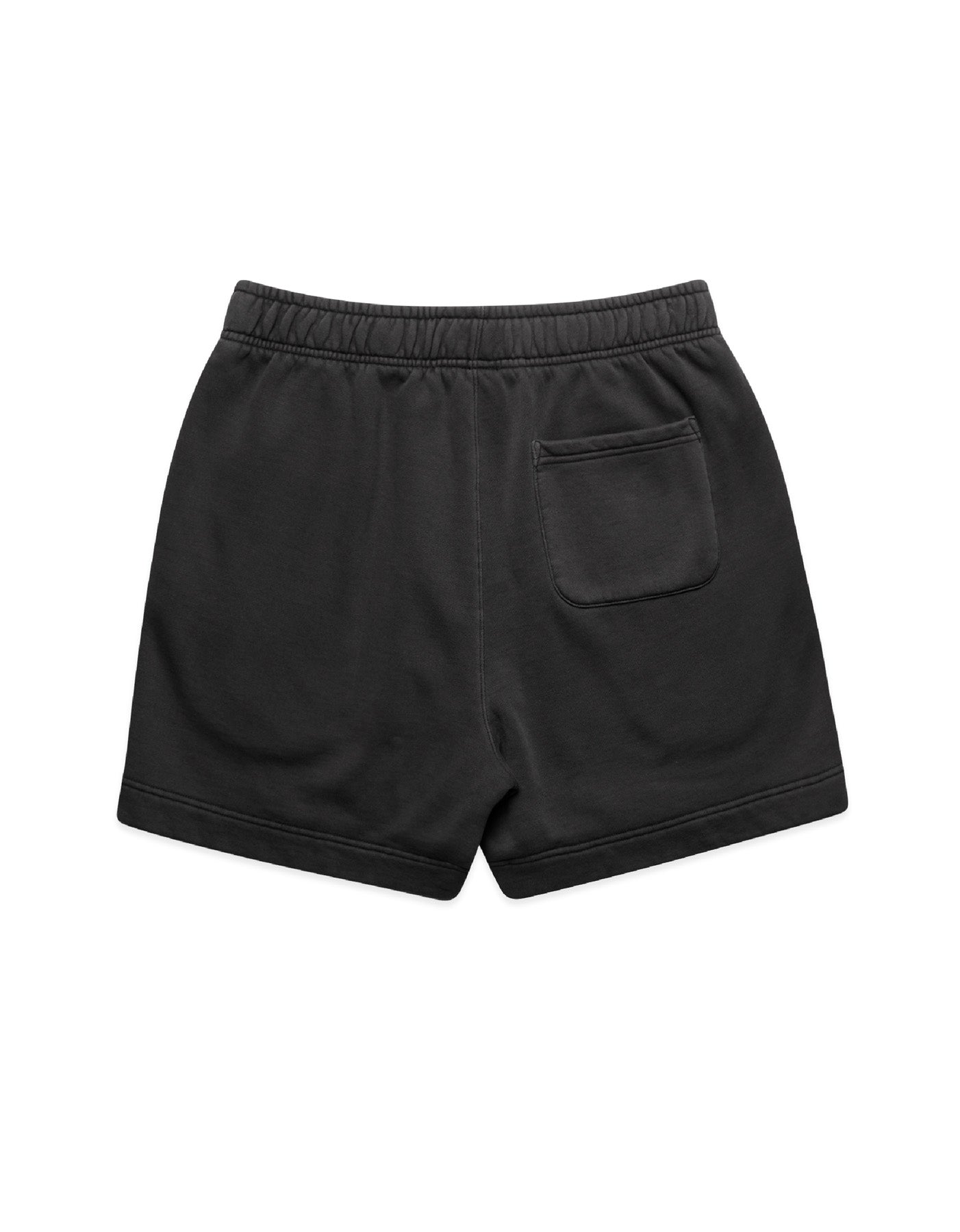 Stylish Crest Relaxed Faded Sweat Shorts with side and back pockets, epitomising casual luxury by Anchor and Rose Apparel.