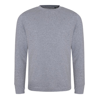 Stylish long sleeve sweatshirt, embodying luxury and sustainability in its design with high-quality regenerated materials, epitomising eco-conscious elegance.