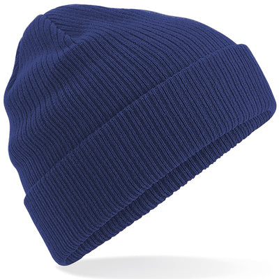 Elegant display of the organic cotton beanie, emphasizing its versatility and one-size-fits-most design, suitable for all occasions.