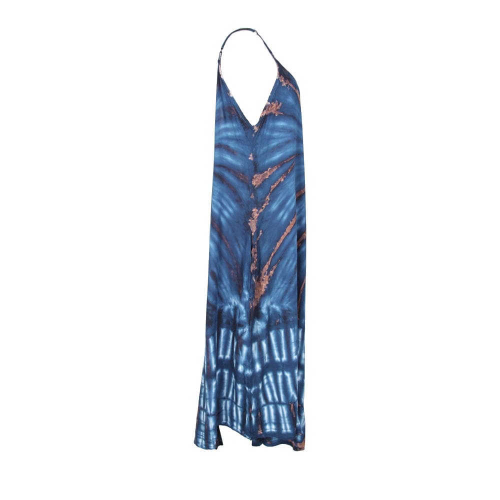 Chic Tie Dye Wide Leg Jumpsuit presented against a luxurious backdrop, showcasing its trendy design, perfect for making a statement from day to night.