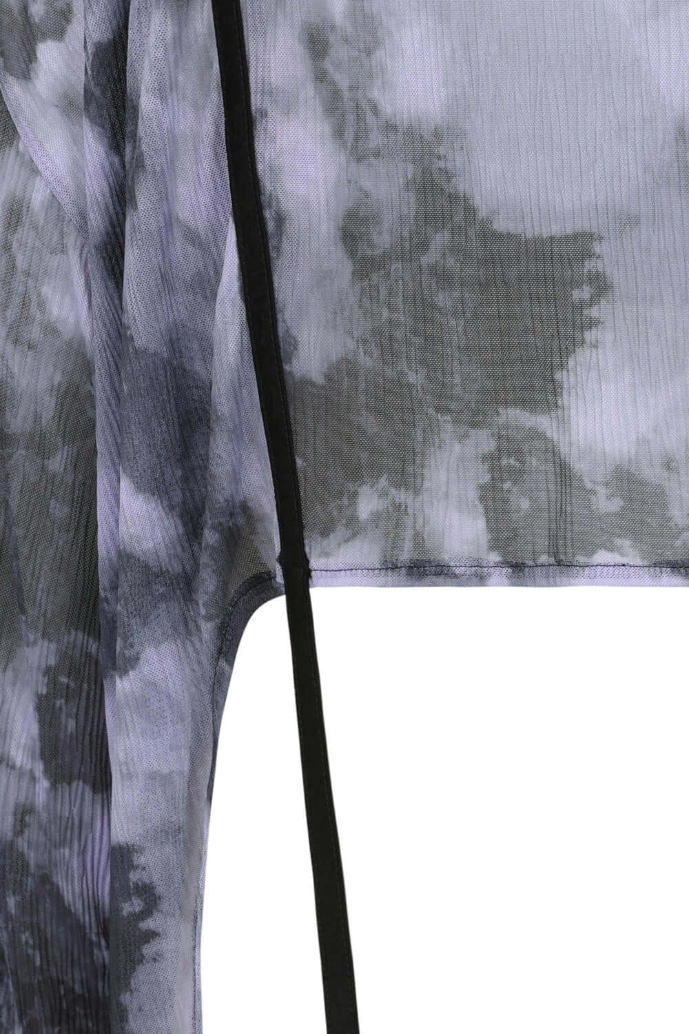 Luxurious Banned Apparel Selene Mesh Blouse showcasing elegant stretch polyester design, perfect for stylish occasions.