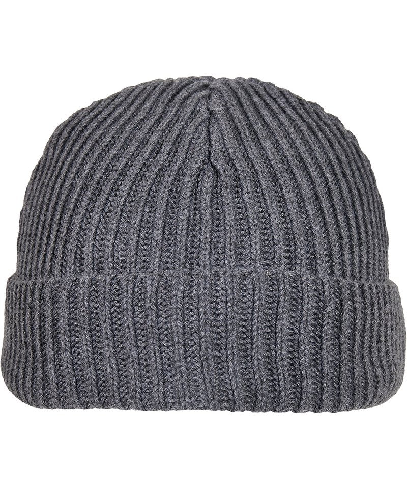 Stylish fisherman beanie made from recycled polyester, featuring a chic folded brim, ideal for eco-conscious individuals.