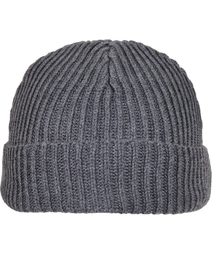 Stylish fisherman beanie made from recycled polyester, featuring a chic folded brim, ideal for eco-conscious individuals.