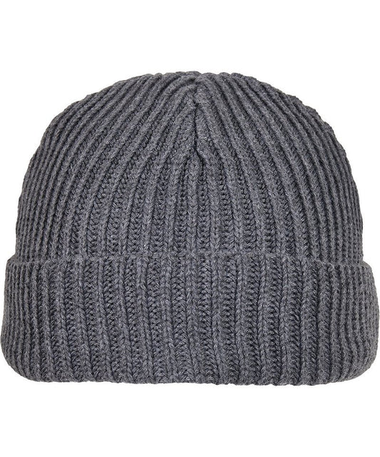 Stylish fisherman beanie made from recycled polyester, featuring a chic folded brim, ideal for eco-conscious individuals.