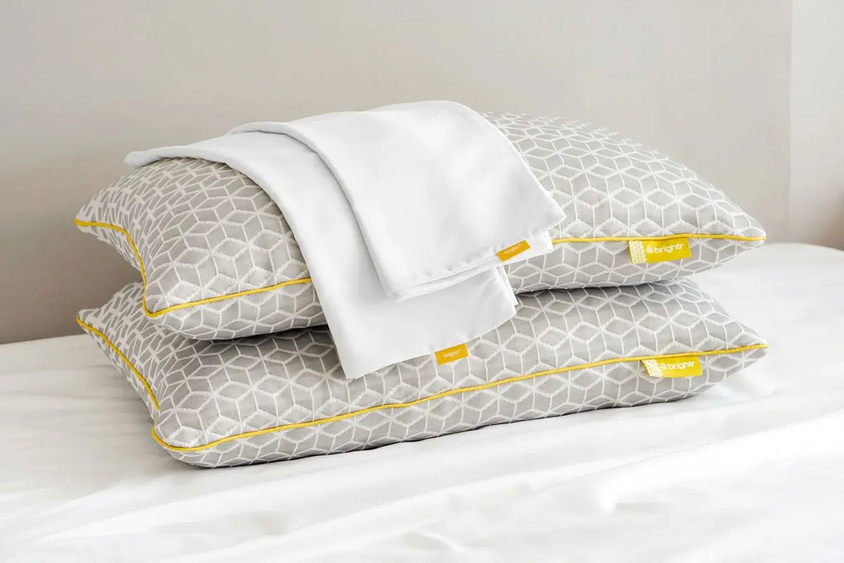 Brightr® luna pillow & copper pillowcase bundle