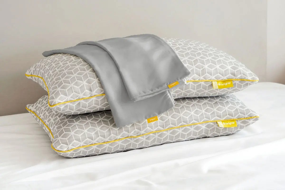 Brightr® luna pillow & copper pillowcase bundle