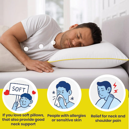 Brightr® sleep nox adjustable pillow double pack