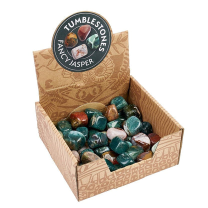Fancy Jasper Tumblestone Collectable Gemstone (SINGLE UNIT)