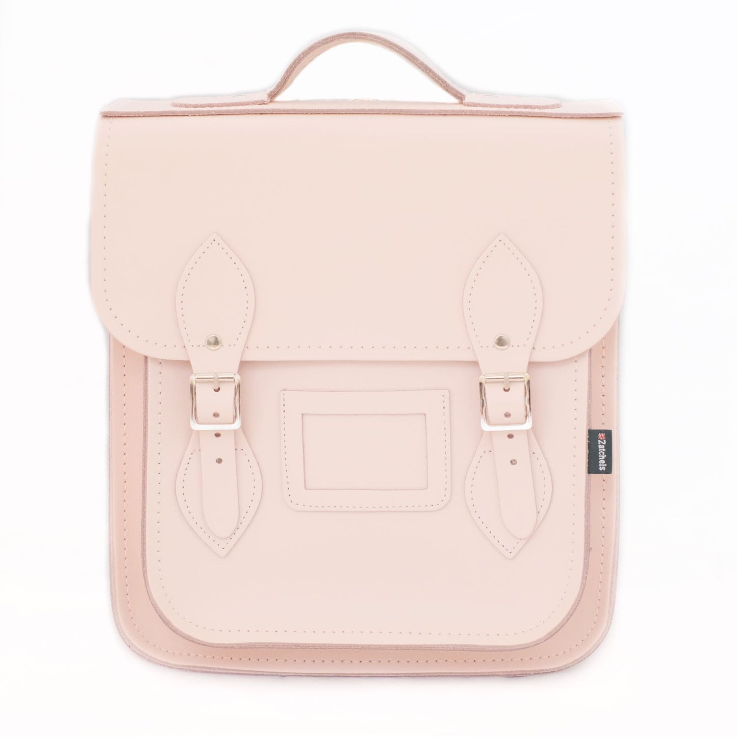 Handmade Cherry Blossom Leather City Backpack showcasing elegant design and craftsmanship, perfect for tablets up to 13 inches, ideal for stylish urban explorers.