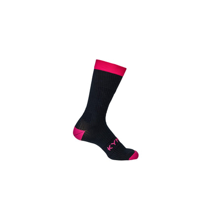 Sophisticated KYMIRA Crew Socks in various sizes, offering ribbed cuffs and arch support for the ultimate athletic experience.