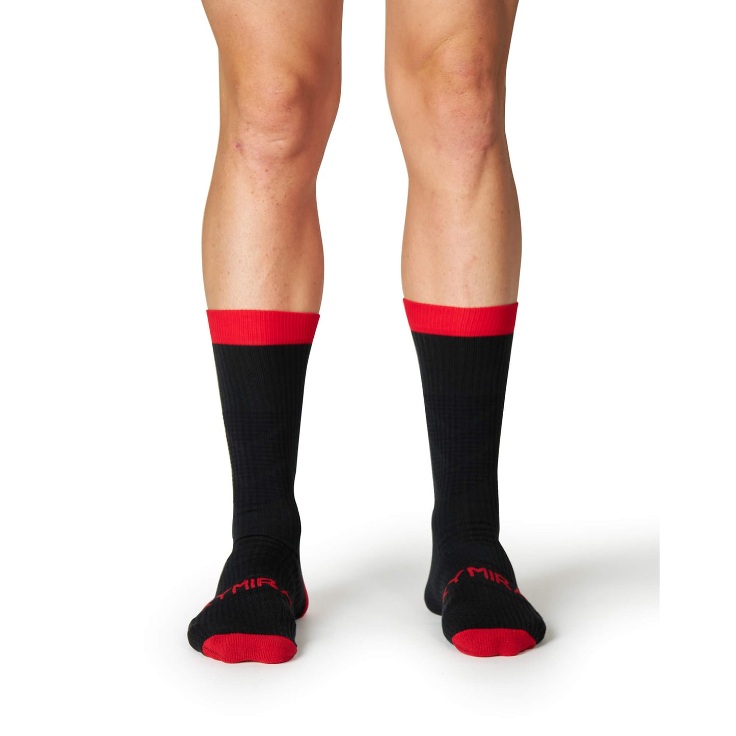 Stylish KYMIRA Sports Crew Socks highlighting their antimicrobial properties and luxurious fabric composition for optimal wear during exercise.