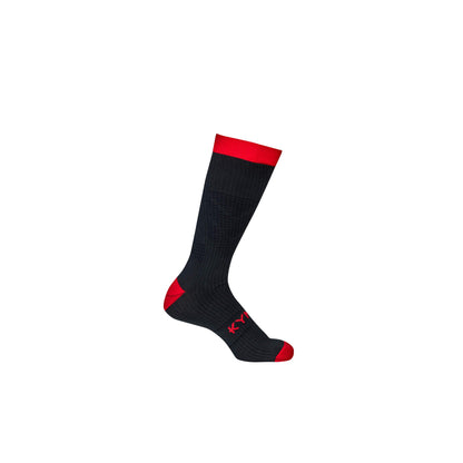 KYMIRA luxury infrared socks highlighting advanced features like ribbed cuffs and soft fabric for ultimate comfort during athletic activities.