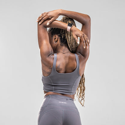 Incl.usiveinc Active Black Sports Bra - High Support, Breathable Fabric, Sizes S-XL