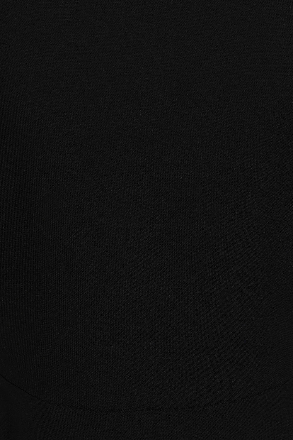 Side view of the Elysia Dress revealing puff sleeves and a flattering flared skirt, embodying luxury in goth fashion.